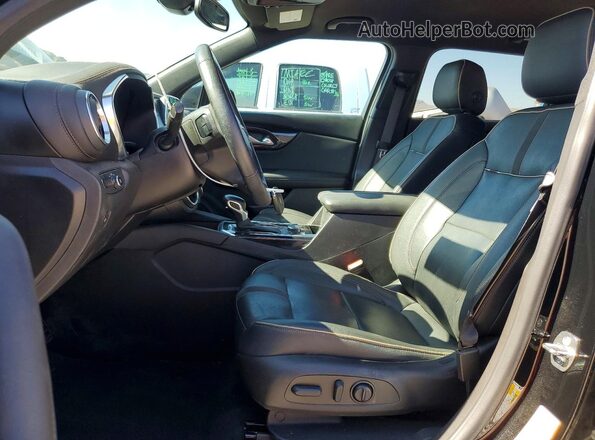 3GNKBFR41NS148144 2022 CHEVROLET BLAZER Black Вид салону спереду