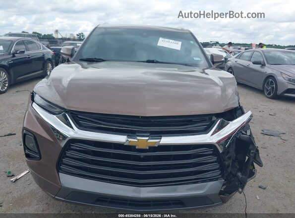 3GNKBFRS2KS691724 2019 CHEVROLET BLAZER Brown Вид щитка приладів