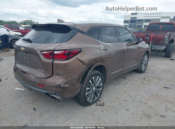 3GNKBFRS2KS691724 2019 CHEVROLET BLAZER Brown Задня права чверть
