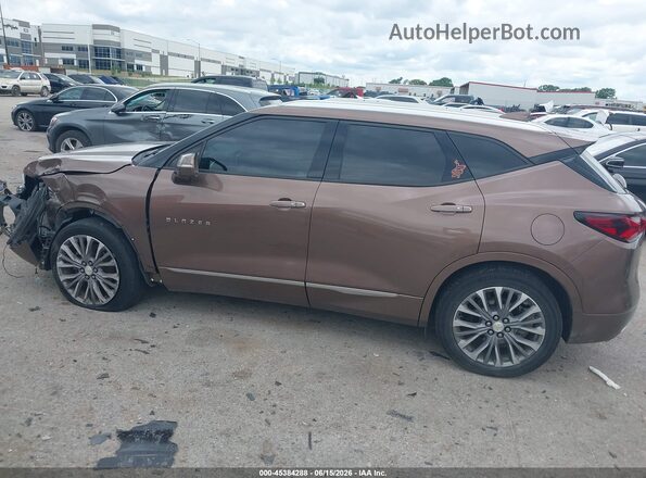 3GNKBFRS2KS691724 2019 CHEVROLET BLAZER Brown Панорамний вид салону 360°