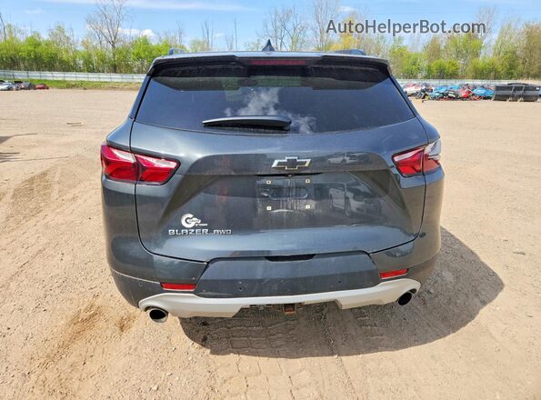 3GNKBGRS0KS656864 2019 CHEVROLET BLAZER Gray Rear view