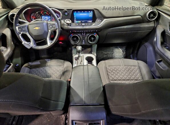 3GNKBGRS3KS636592 2019 CHEVROLET BLAZER White Dashboard view