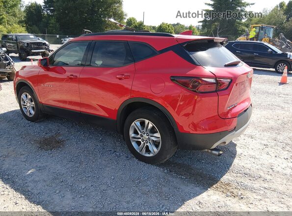 3GNKBGRS5KS638408 2019 CHEVROLET BLAZER Red Rear left