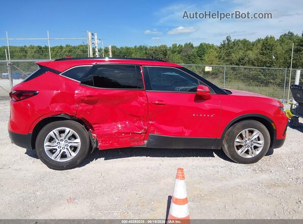 3GNKBGRS5KS638408 2019 CHEVROLET BLAZER Red Front view