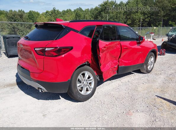 3GNKBGRS5KS638408 2019 CHEVROLET BLAZER Red Rear right