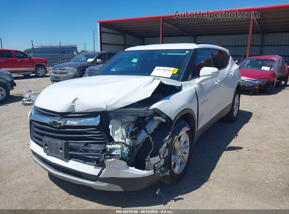 3GNKBGRSXKS700692 2019 CHEVROLET BLAZER White Передня ліва чверть