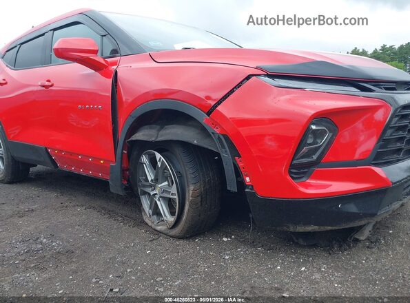 3GNKBHR40PS168352 2023 CHEVROLET BLAZER Красный Вид спереди