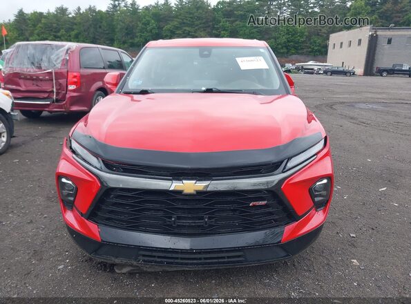 3GNKBHR40PS168352 2023 CHEVROLET BLAZER Красный Вид щитка приборов