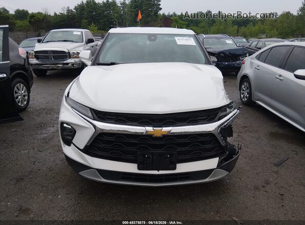 3GNKBHR40PS172238 2023 CHEVROLET BLAZER White Instrument cluster view