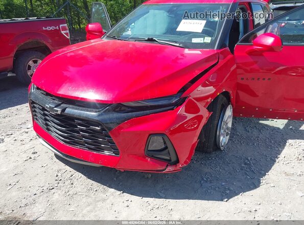 3GNKBHR41MS584521 2021 CHEVROLET BLAZER Red წინა ხედი