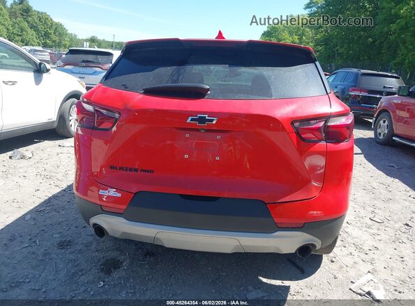 3GNKBHR41MS584521 2021 CHEVROLET BLAZER Red 