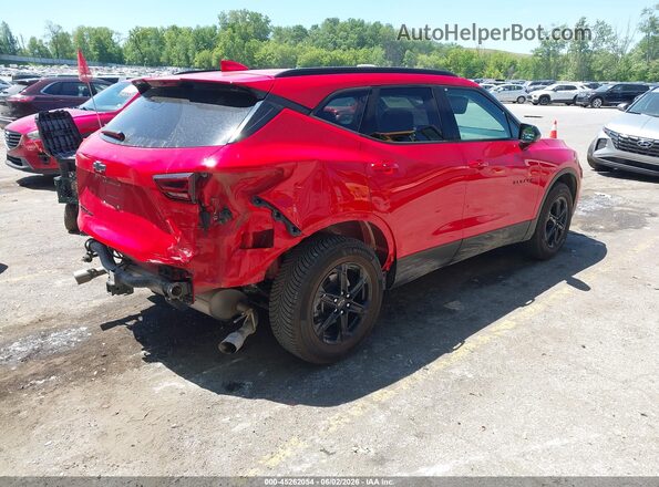 3GNKBHR41RS143253 2024 CHEVROLET BLAZER Red Tył prawy