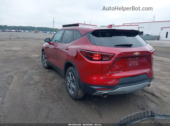 3GNKBHR42SS192533 2025 CHEVROLET BLAZER Red Հետևի ձախ