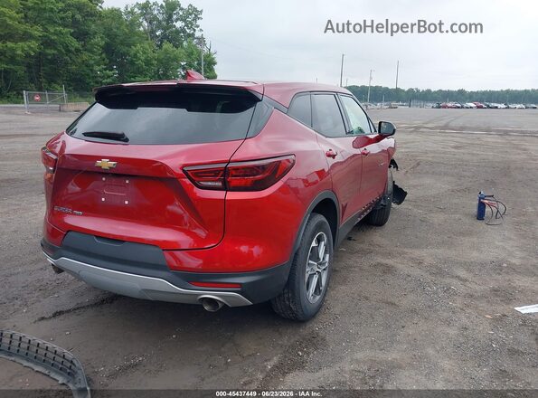 3GNKBHR42SS192533 2025 CHEVROLET BLAZER Red Հետևի աջ