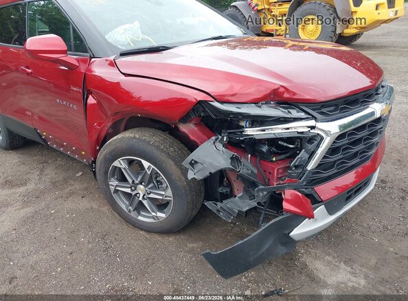 3GNKBHR42SS192533 2025 CHEVROLET BLAZER Red Դիմացի տեսք
