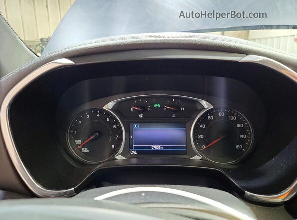 3GNKBHR43MS587436 2021 CHEVROLET BLAZER Blue Vista del cuadro de instrumentos