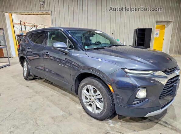 3GNKBHR43MS587436 2021 CHEVROLET BLAZER Blue Delantero derecho