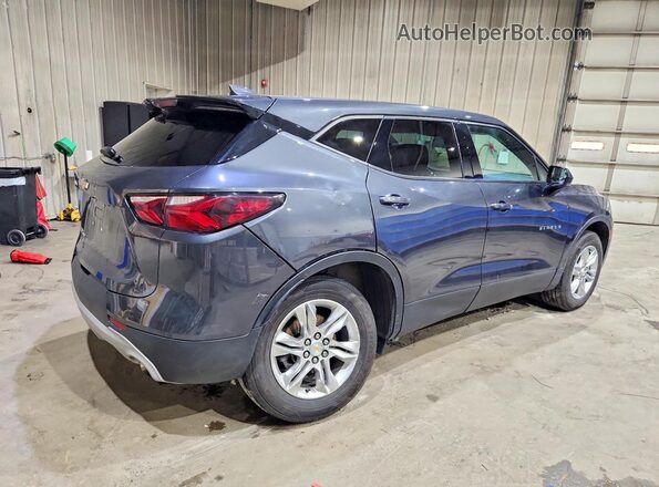 3GNKBHR43MS587436 2021 CHEVROLET BLAZER Blue Trasero derecho