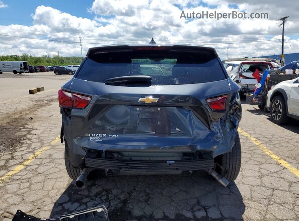 3GNKBHR44MS585520 2021 CHEVROLET BLAZER Gray Вид ззаду
