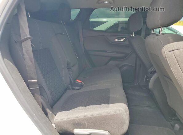 3GNKBHR44NS145539 2022 CHEVROLET BLAZER White უკანა სალონის ხედი