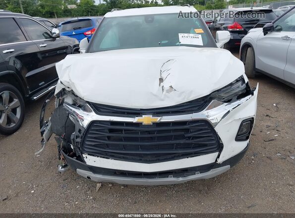 3GNKBHR44NS152698 2022 CHEVROLET BLAZER White წინა ხედი