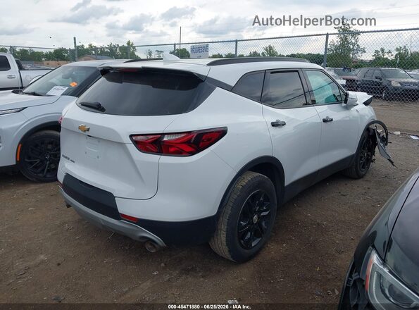 3GNKBHR44NS152698 2022 CHEVROLET BLAZER White უკანა მარჯვენა