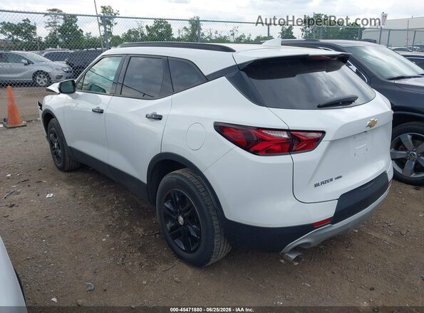 3GNKBHR44NS152698 2022 CHEVROLET BLAZER White უკანა მარცხენა