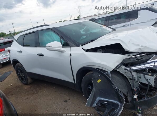 3GNKBHR44NS152698 2022 CHEVROLET BLAZER White უკანა სალონის ხედი