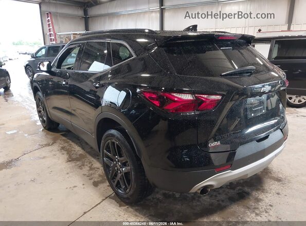 3GNKBHR44NS155312 2022 CHEVROLET BLAZER Black Հետևի ձախ
