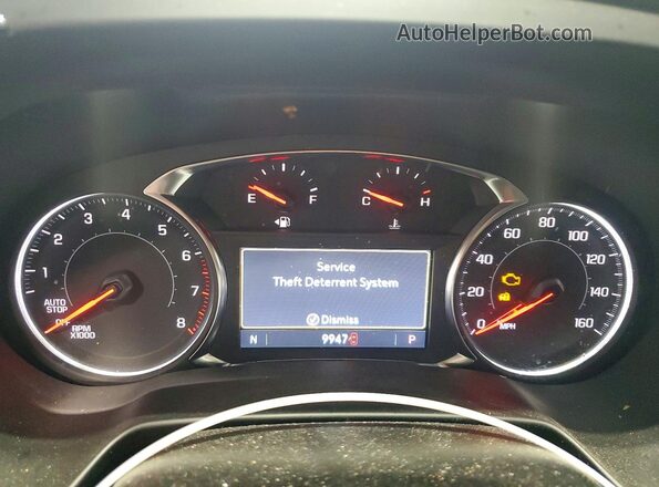 3GNKBHR44TS140998 2026 CHEVROLET BLAZER Black Instrument cluster view