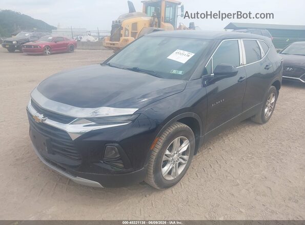 3GNKBHR45MS528453 2021 CHEVROLET BLAZER Dark Blue წინა მარცხენა ხედი სამი მეოთხედიდან