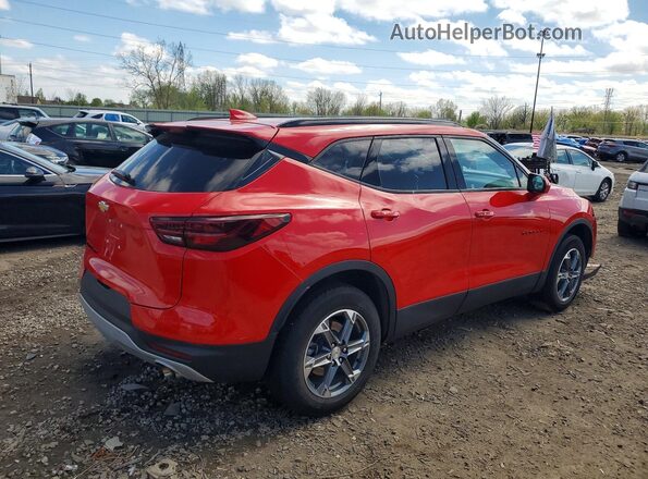 3GNKBHR45PS137226 2023 CHEVROLET BLAZER Red უკანა მარჯვენა