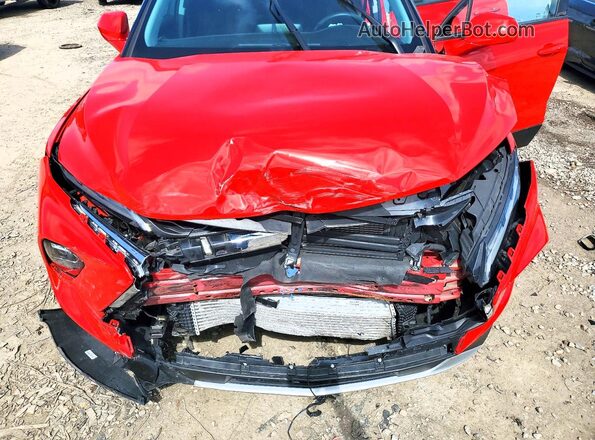 3GNKBHR45PS137226 2023 CHEVROLET BLAZER Red ძრავის განყოფილების ხედი