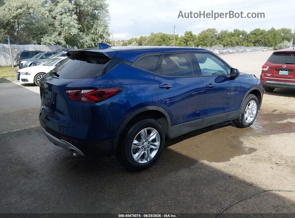 3GNKBHR46NS112784 2022 CHEVROLET BLAZER Blue უკანა მარჯვენა