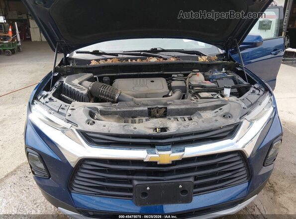 3GNKBHR46NS112784 2022 CHEVROLET BLAZER Blue უკანა ხედი