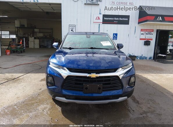 3GNKBHR46NS112784 2022 CHEVROLET BLAZER Blue ხელსაწყოთა პანელის ხედი