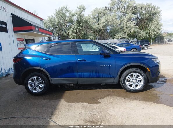 3GNKBHR46NS112784 2022 CHEVROLET BLAZER Blue უკანა სალონის ხედი