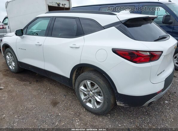 3GNKBHR47MS548736 2021 CHEVROLET BLAZER White უკანა მარცხენა
