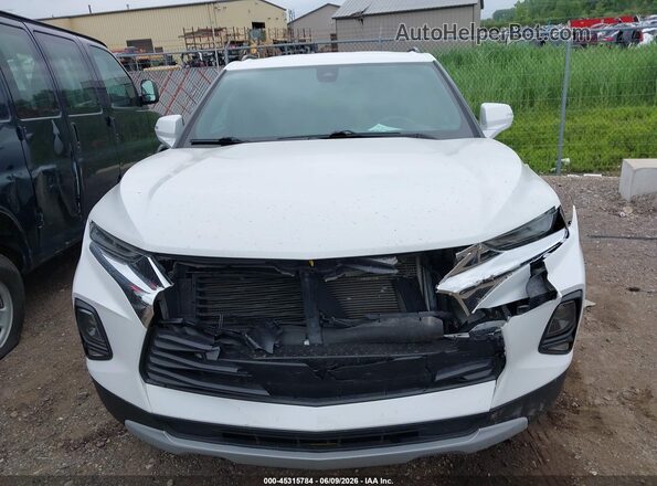 3GNKBHR47MS548736 2021 CHEVROLET BLAZER White ხელსაწყოთა პანელის ხედი