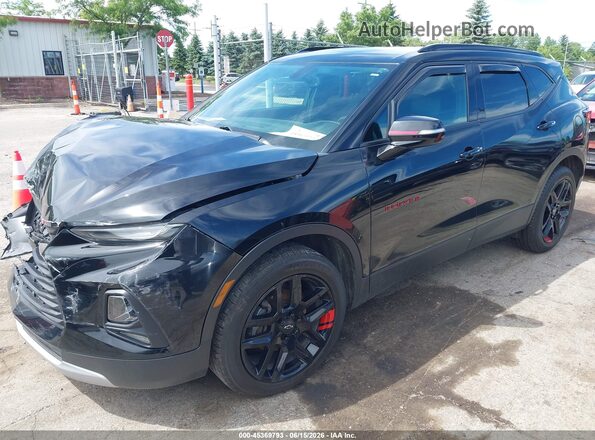 3GNKBHR48LS635365 2020 CHEVROLET BLAZER Black Przód lewy