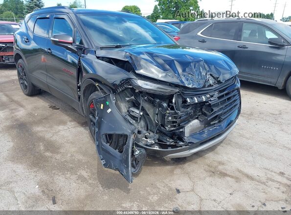 3GNKBHR48LS635365 2020 CHEVROLET BLAZER Black Widok z przodu