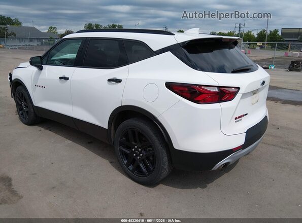 3GNKBHR48MS506625 2021 CHEVROLET BLAZER White უკანა მარცხენა