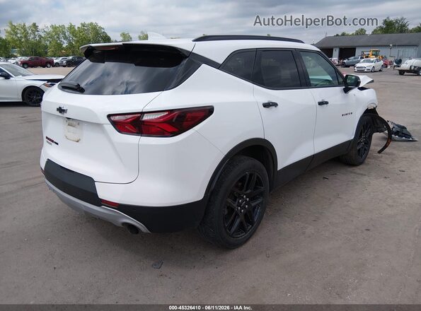 3GNKBHR48MS506625 2021 CHEVROLET BLAZER White უკანა მარჯვენა