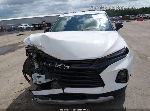 3GNKBHR48MS506625 2021 CHEVROLET BLAZER White უკანა სალონის ხედი