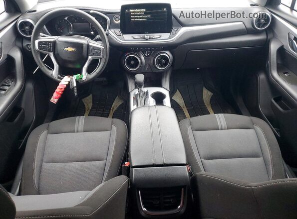 3GNKBHR48PS213800 2023 CHEVROLET BLAZER Black წინა პანელის ხედი