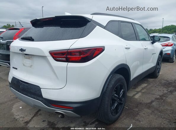 3GNKBHR48RS266421 2024 CHEVROLET BLAZER White Tył prawy
