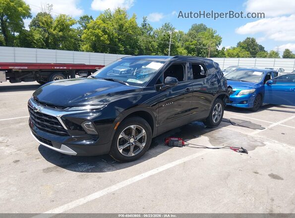 3GNKBHR4XPS190052 2023 CHEVROLET BLAZER Черный Передняя левая четверть
