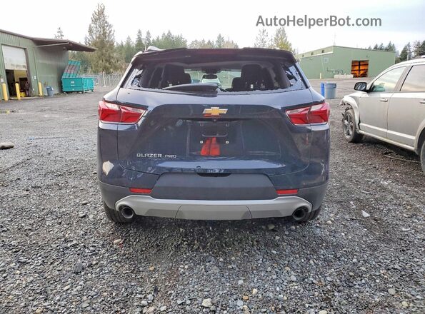 3GNKBHRS0LS622625 2020 CHEVROLET BLAZER Blue Rear view