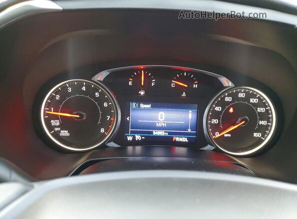 3GNKBHRS0LS622625 2020 CHEVROLET BLAZER Blue Instrument cluster view