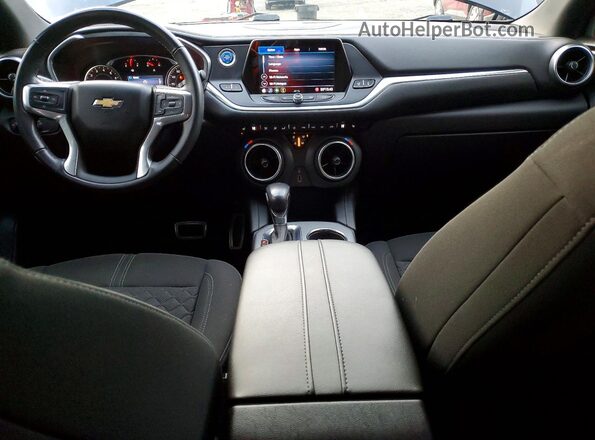 3GNKBHRS0LS622625 2020 CHEVROLET BLAZER Blue Dashboard view